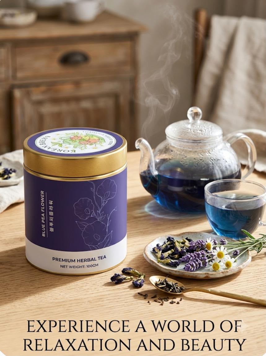 Korean Brews Blue Butterfly Pea Tea